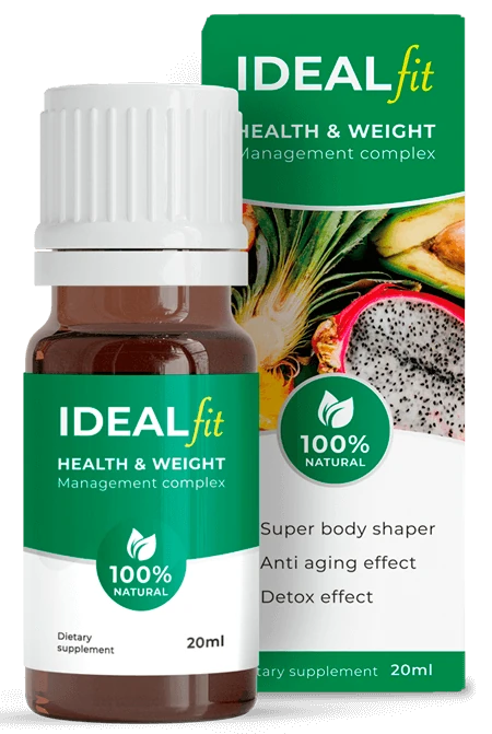IdealFit: integratore naturale per dimagrimento e benessere, flacone.